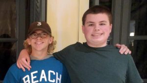 Two young men