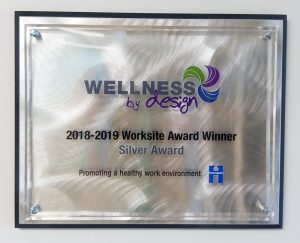 wellness award plaque