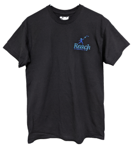 Black t-shirt with logo