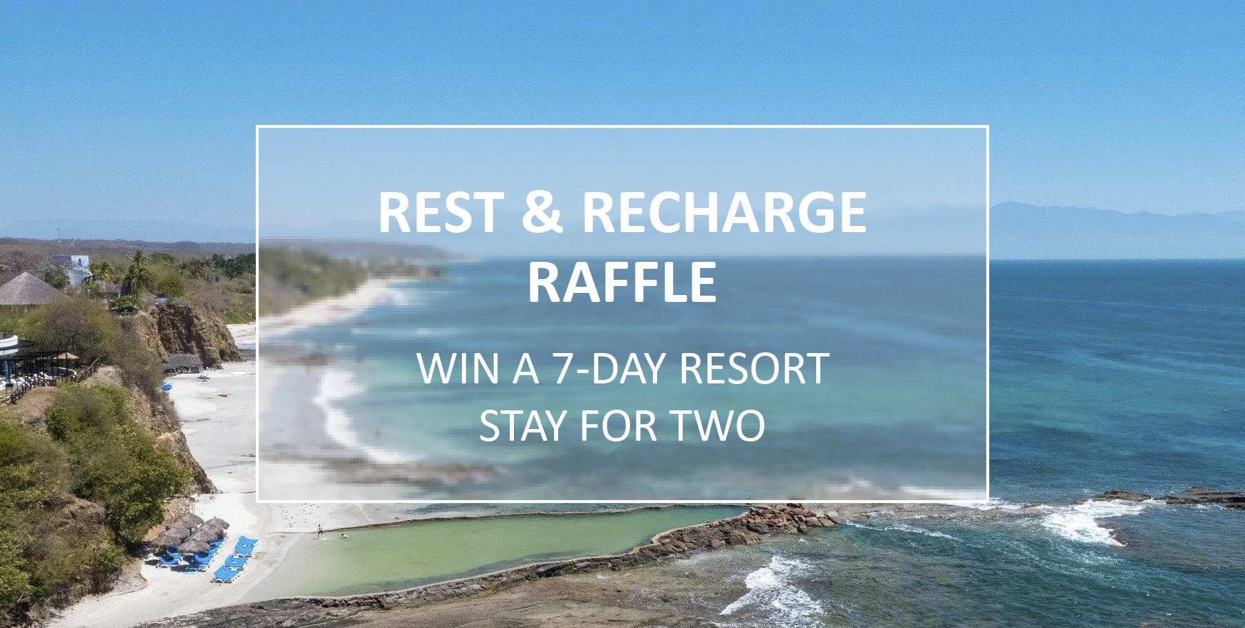 Raffle Signs Rest & Recharge Raffle