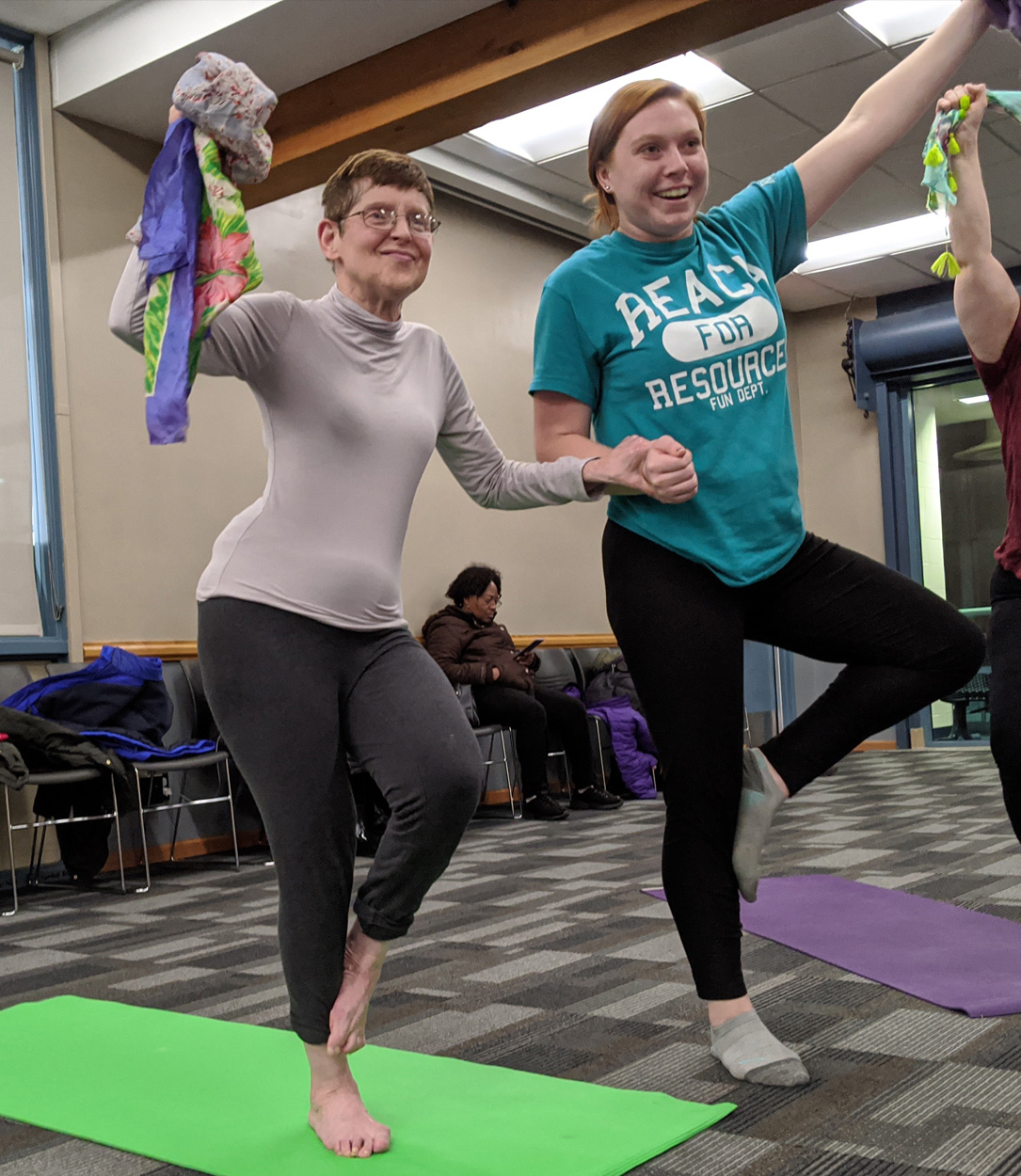 Reach Yoga Class Reach for Resources Adaptive Recreation Yoga Class