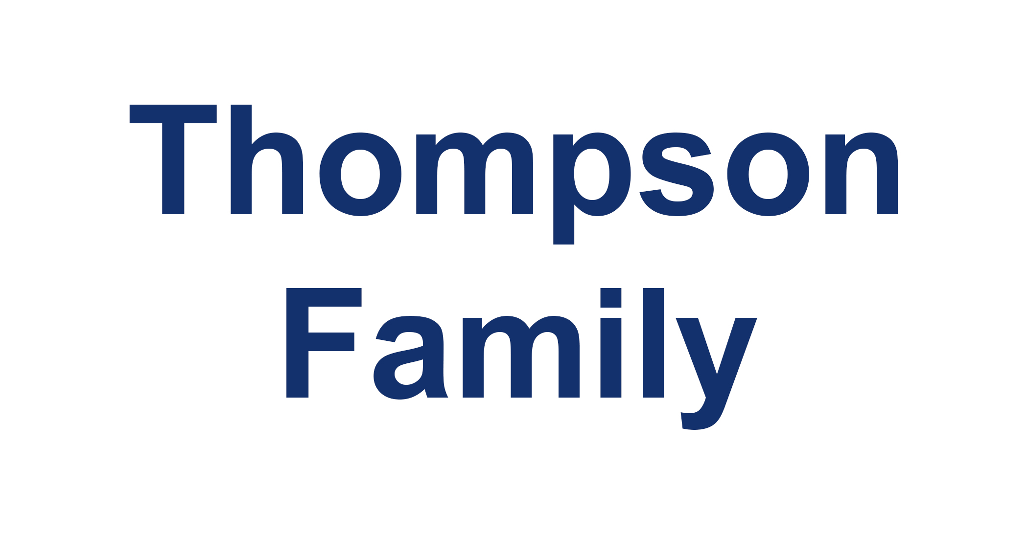 Thompson Family Peter & Vivki Thompson Reach for Resources Golf Tournament Sponsor