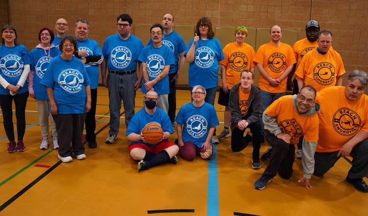 Reach for Resources Sponsorship for the adaptive rec basketball.