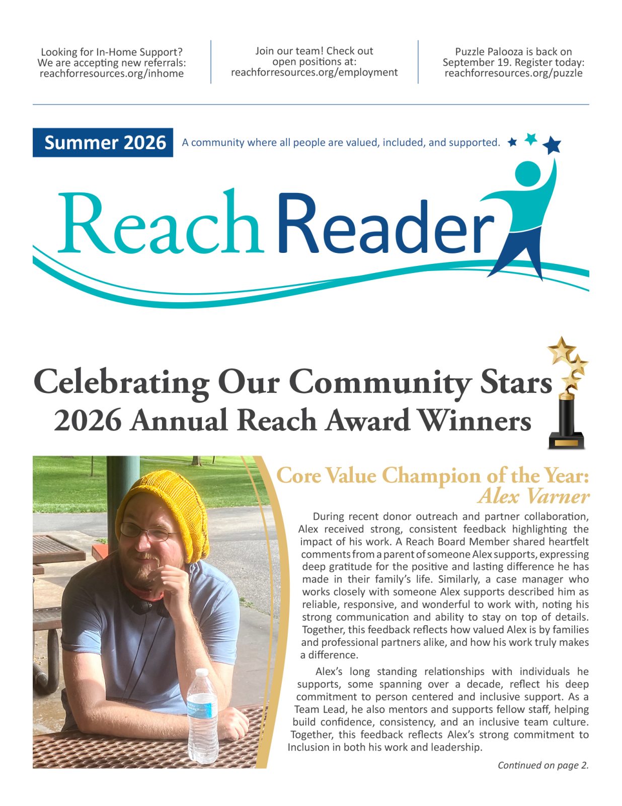 Summer Reach Reader for 2026 for adaptive recreation.