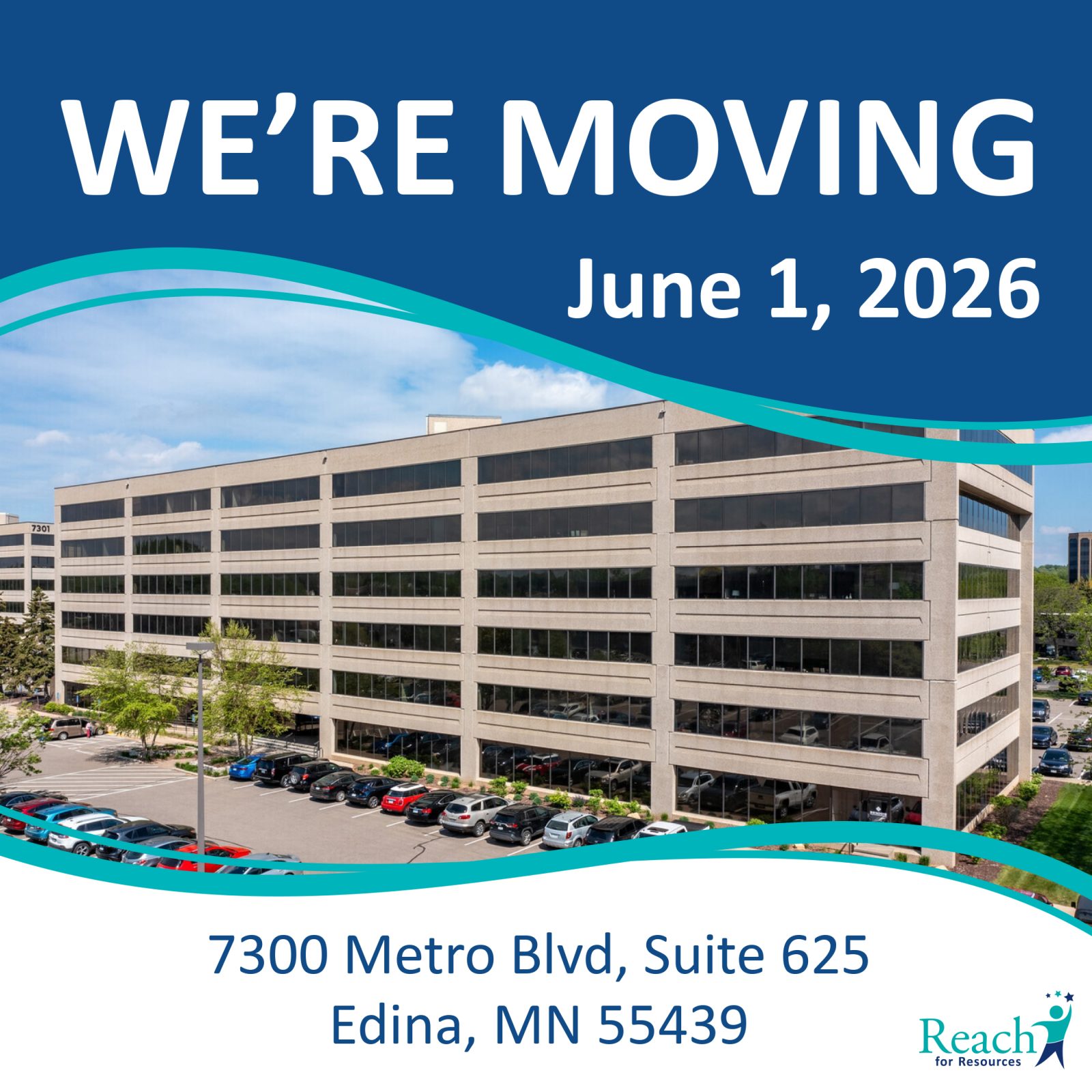 Reach for Resources is moving to Edina